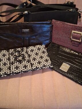 Miche Shoulder Bags Set - Black, Brown, Burgundy, Black/White Pattern